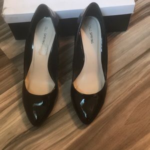 Nice black high heels shoes